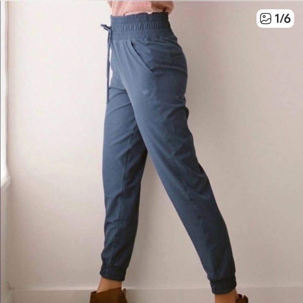 Albion Fit Destination Jogger, Heather Chambray Blue